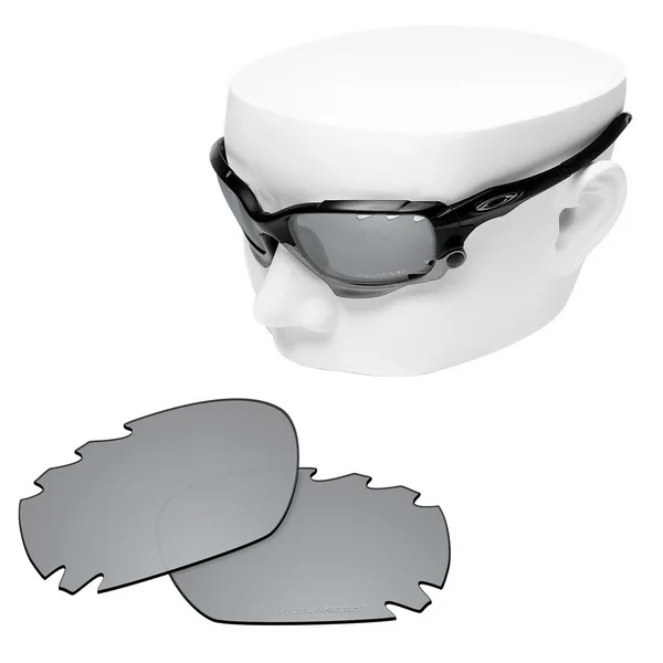 OOWLIT Анти-Царапины Сменные линзы для-Oakley Jawbone вентилируемый травления поляризованных солнцезащитных очков - Цвет линз: Silver Mirror