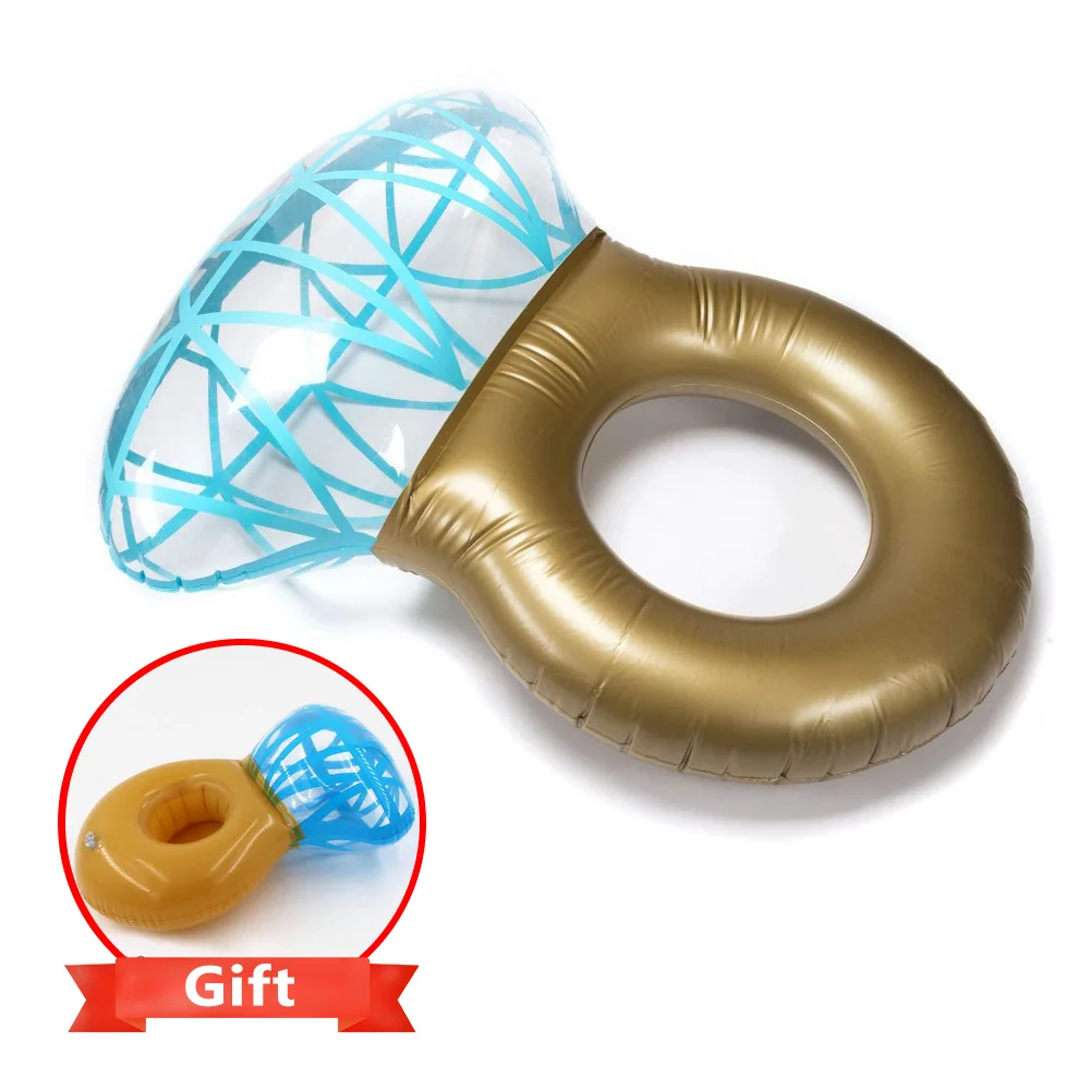 

Pool Inflatable Buoy Swimming Circle Toy Inflatable Diamond Watermelon Safety Swimming Ring Pool Floating Watersport Adult Party