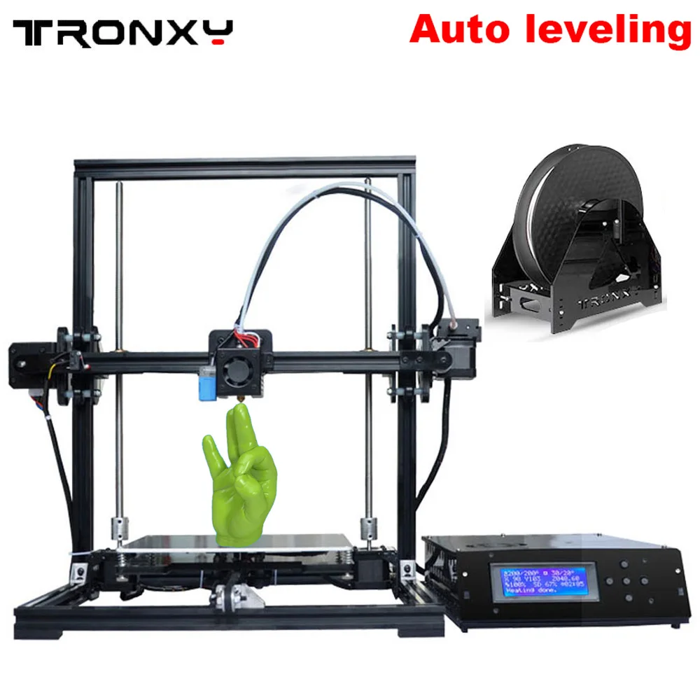 

Tronxy X3A 3D Printer Auto Level 220*220*300mm Aluminium Structure DIY 3D Printer Kit 1 Roll Free Filament 8GB SD Card As Gift