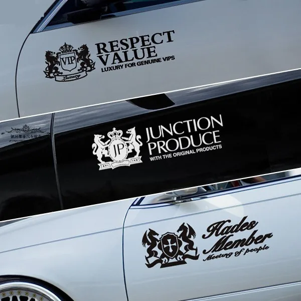 10 Pieces Reflective VIP JP JUNCTION PRODUCE Car Exterior 10 Pieces Reflective VIP JP JUNCTION PRODUCE Car Exterior