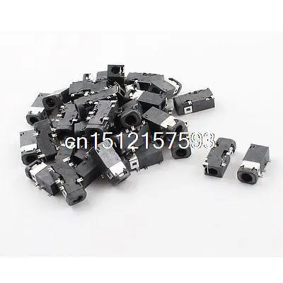 40 шт. 6-Pin SMD SMT PCB Mount 3 5 мм Jack разъем питания | Обустройство дома