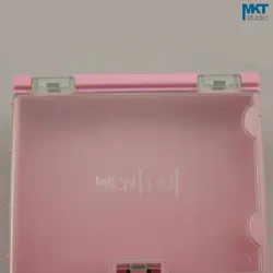 10 шт. 75 мм * 63 мм * 21.5 мм розовый Пластик комбинироваться компонент контейнер коробка для хранения, IC коробка, электронные DIY Инструменты