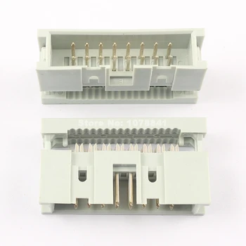 

50Pcs Per Lot 2.54mm 0.1" Pitch 2x8 Pin 16 Pin IDC Male Box Header Flat Cable Connector