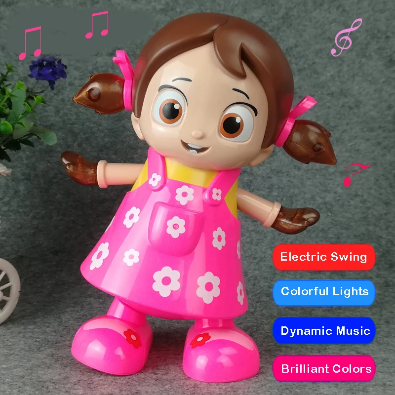 Electric Walking Dancing Singing Dolls Lol Toys For Girls Doll Light