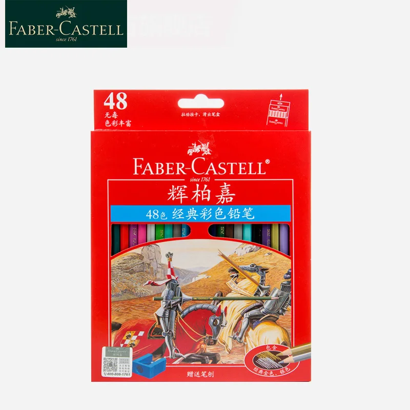 

Faber Castell 1158 Color Pencils Water-based Paint Pencils 12/24/36/48/60pcs Set Professional Colored Pencils For Drawing