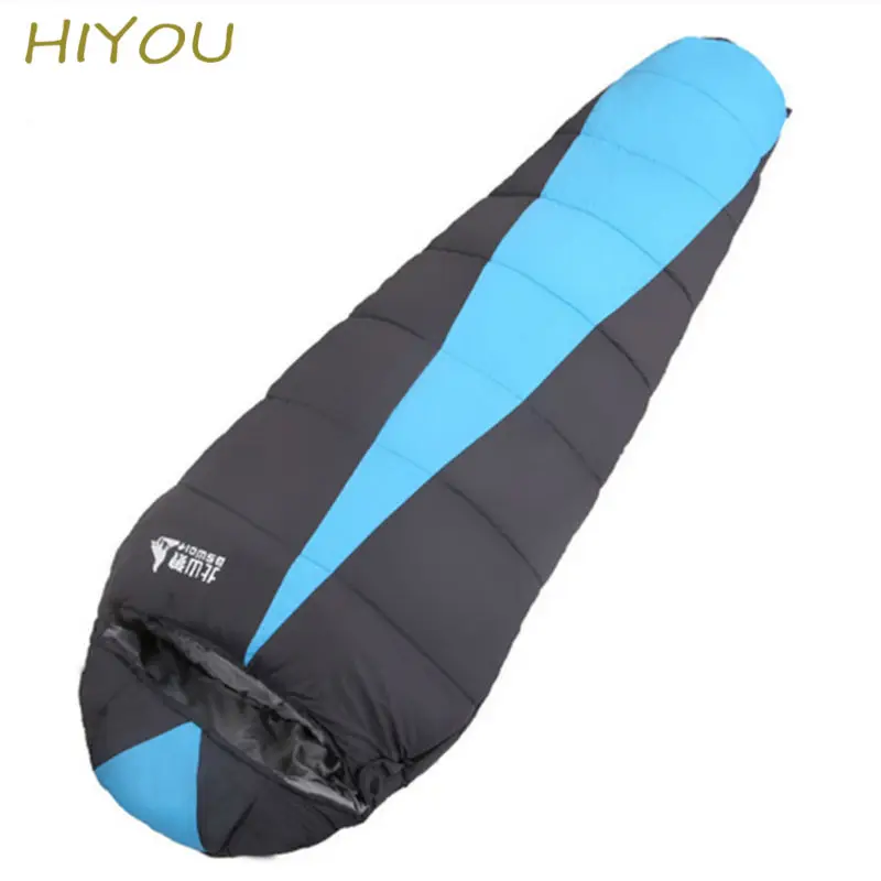 

Ultralight Winter Sleeping Bag Outdoor Camping Adult Waterproof Keep Warm Single Mummy Type Splicing Cotton Sleeping Bags