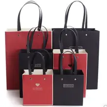 

Portable Brown Kraft Paper Bag Food Packing Bags