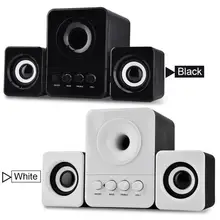 SADA D-203 Mini USB 2,1 проводной комбинированный динамик бас музыкальный плеер сабвуфер для мобильного телефона ноутбука ПК