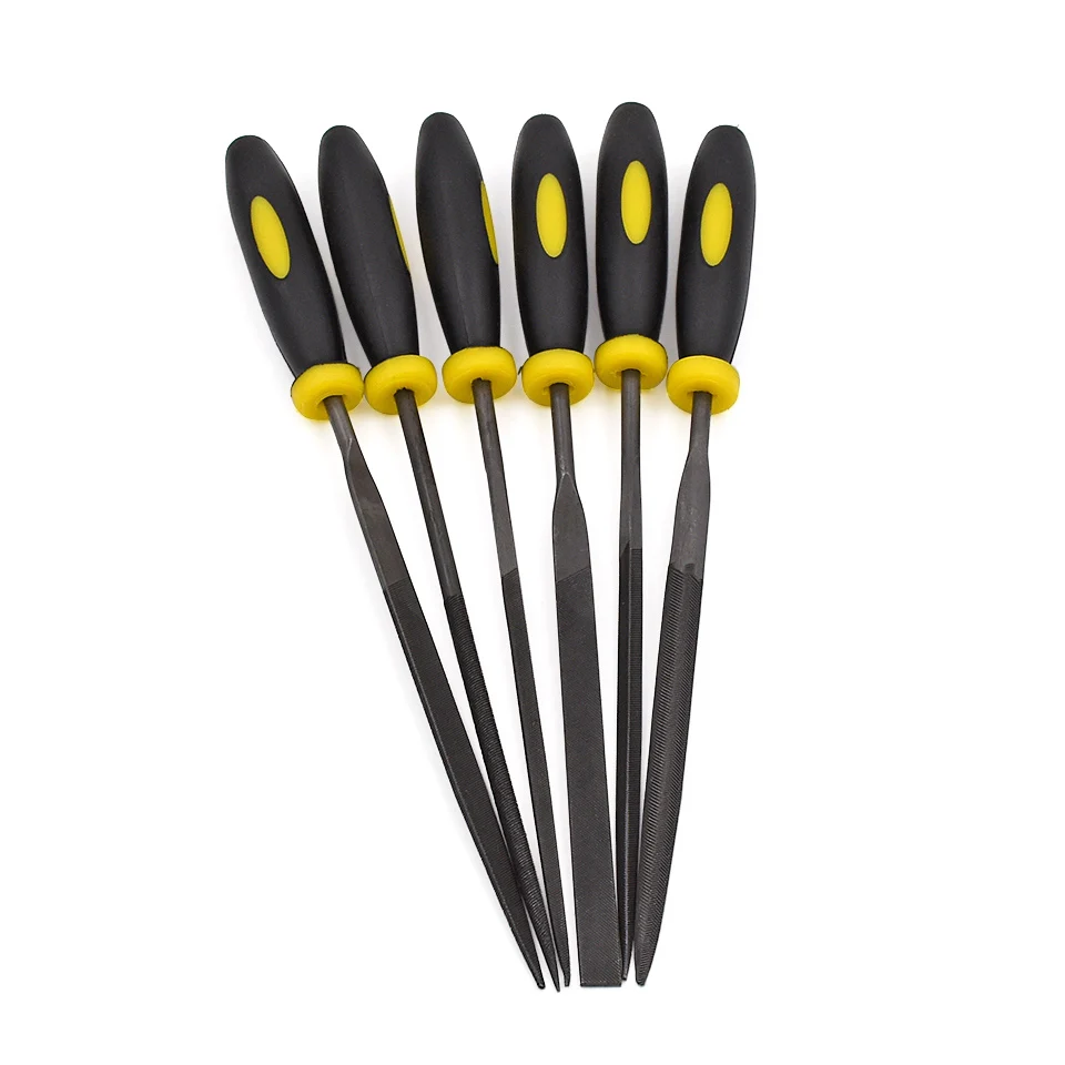 

6pcs 3mm 4mm 5mm Metal File Mini Assorted Rasp Diamond Needle File set Repair Jewelry Wood Grinding Hand File Tools