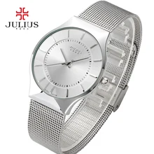 Julius Femmes Montres Top Célèbre Marque De Luxe Montre À Quartz Occasionnel Femelle Dames Montre Ultra Mince Montres Relogio Feminino