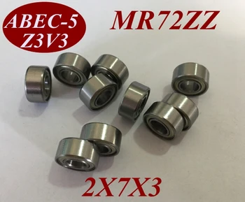

500pcs Low noisy MR72 ZZ MR72ZZ MR72Z MR72-ZZ 2X7X3 MM Deep groove ball bearing micro miniature small bearing motor bearing
