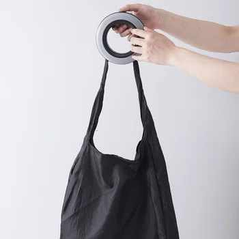 

Portable Shopping Handbag Fashion Spiral Style Storage Bag Nylon Foldable Grocery Pouch Travel Eco Friendly Handbags Organizer