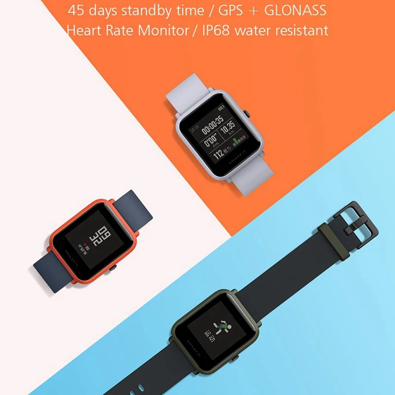 Английская версия! Оригинальные Смарт-часы Xiaomi Huami Amazfit Bip Lite Youth, фитнес-трекер Huami, браслет Xiaomi Miband 3 Miband 3