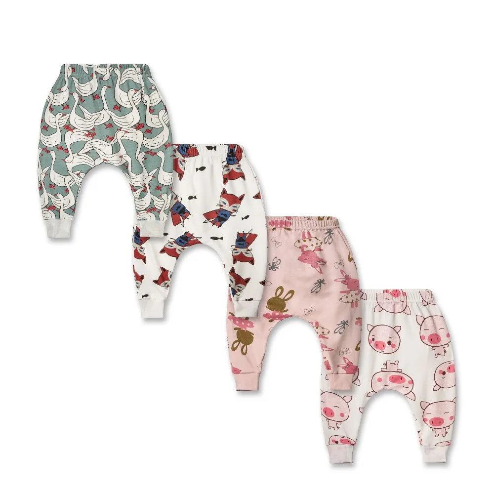 

Baby pants baby girl baby clothes cotton pink leggings baby girl pants Printed cotton harem pants z4455