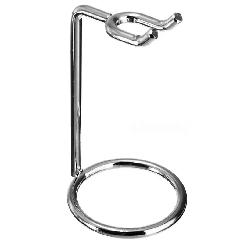 Men's Chrome-plated metal Safety Razor Stand Double Edge Razor Metal Holder 9cm Tall