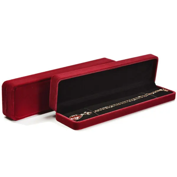 Wedding Gift Red Plush Jewellery Bracelet Box Velvet Wedding Gift Red Plush Jewellery Bracelet Box Velvet Display