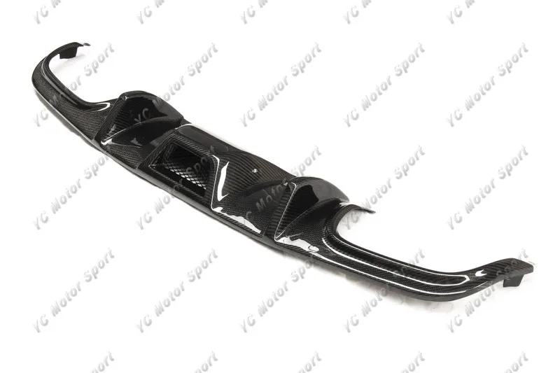 2008-2011 Mercedes Benz  W204 C63 Sedan VORSTEINER Style Rear Diffuser CF (1)