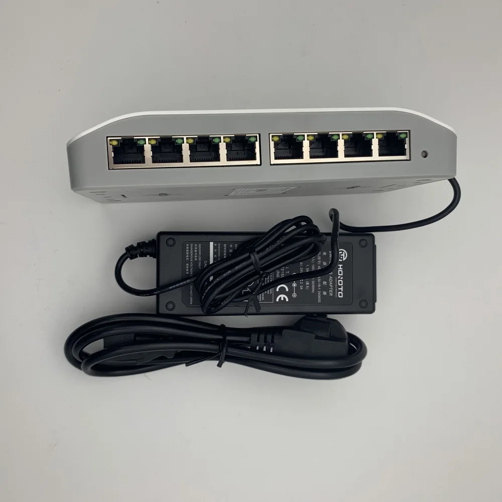 HIK для видеодомофона IP включает адаптер питания блок 6 устройств дистрибьютор