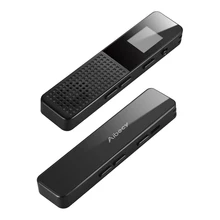 Aibecy 16 ГБ ЦИФРОВОЙ ДИКТОФОН MP3 музыкальный проигрыватель аудио активированная запись с громкоговорителем слот для карт для студентов встречи