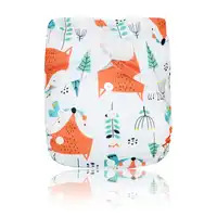 Miababy 10pcs/lot Big XL Pocket Cloth Diaper for Baby 2 Years and Older, stay-dry inner,adjustable size, fits waist 36-58cm