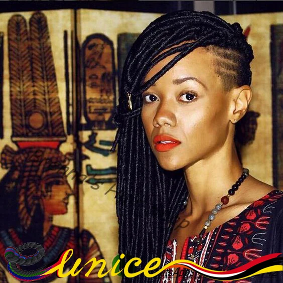 Eunice Brand Faux Locs Braids Synthetic Hair Dreadlocs Braiding