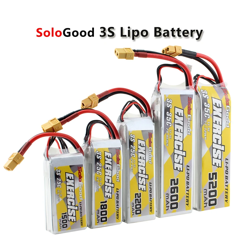 3S Lipo аккумулятор 11,1 V 1200mAh 1800mAh 2200mAh 25C 2600mAh 3000mAh 4200mAh 5200mAh 35C с разъемом XT60