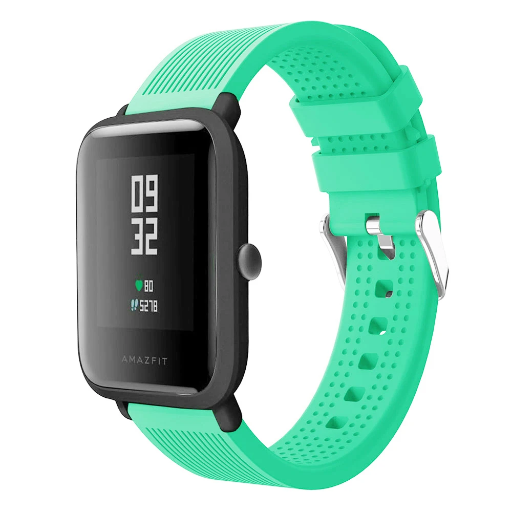 20 мм ремешок для Amazfit Youth силиконовые ремешки для Samung S2 для Xiaomi Huami Bip BIT PACE Lite Молодежные умные часы браслет на запястье