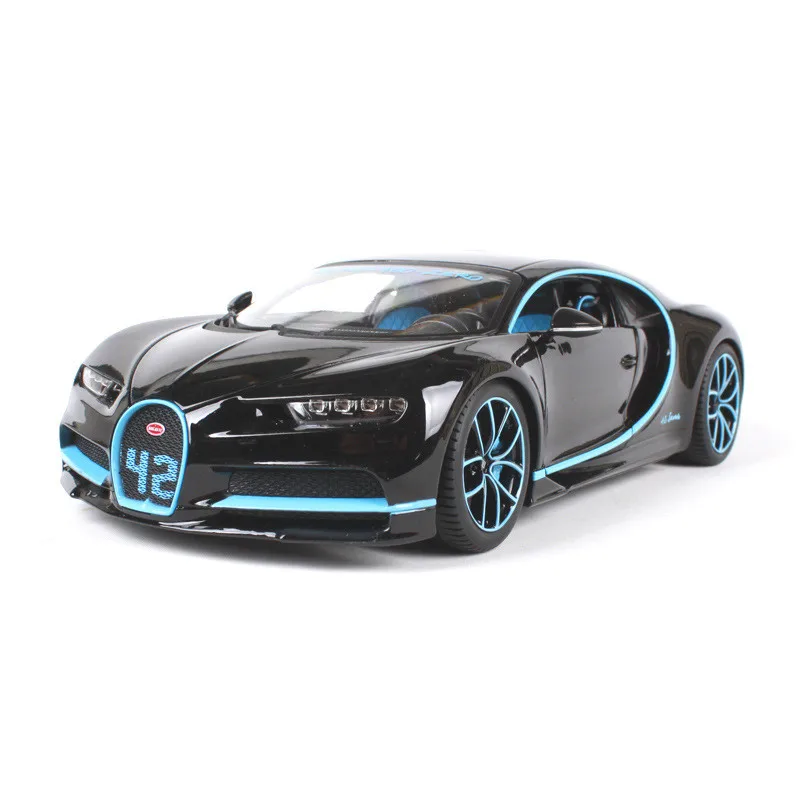 1:18 Bugatti чугун литая модель машины Модель, литой металл суперкар, продвинутая коллекционная машинка Модель украшения