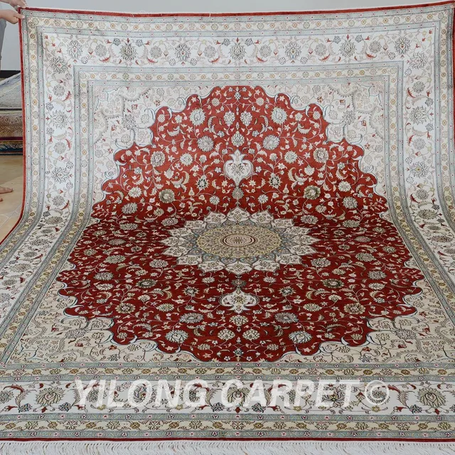 Yilong 8 X10 Handmade Silk Persian Rugs Antique Red China Yilong 8 X10 Handmade Silk Persian Rugs Antique Red China Carpet Price