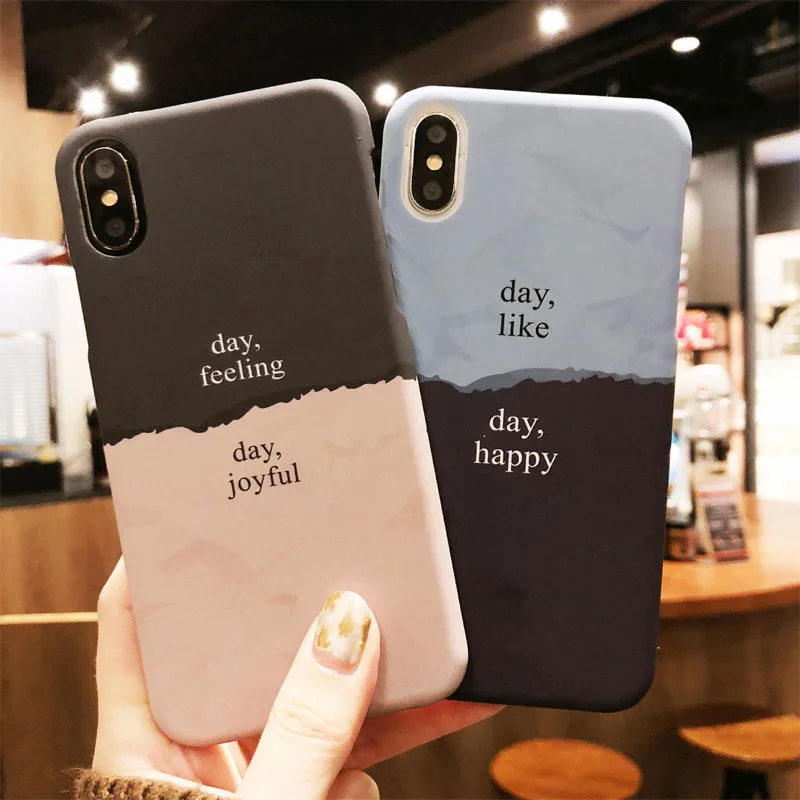 

Phone Case For iPhone 6 6S 7 8 Plus Fashion Pattern For iPhone XS Max XR Ultra Slim For iPhone 5 5S Hard Protective Case Cover