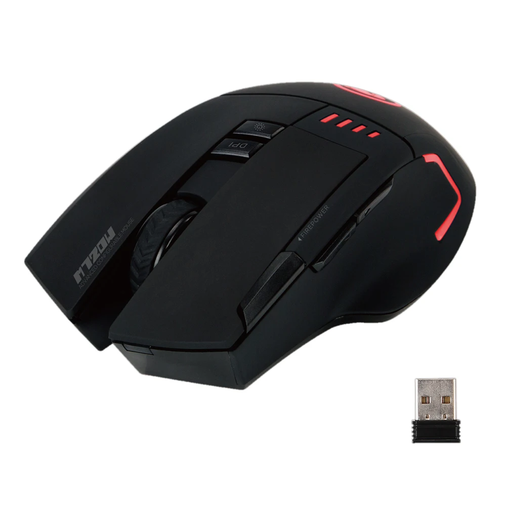 Игровая мышь MARVO M720W беспроводная с 8 кнопками светодиодный светодиодсветильник