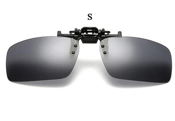 Прямая поставка мужские портативные поляризованные солнцезащитные очки с клипсой для вождения, линзы ночного видения, унисекс, Полароид, солнцезащитные очки с клипсой - Цвет линз: C4