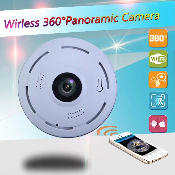 360 градусов Водонепроницаемая камера VR Panorama Mini P2P для домашней безопасности