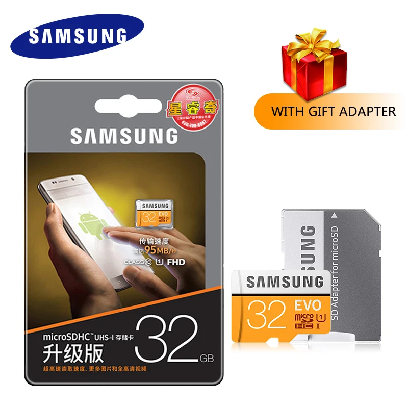 SAMSUNG Micro SD карта 128 ГБ 256 ГБ 64 ГБ 32 ГБ 512 ГБ 100 Мб карта памяти Microsd флэш TF карты Mini U1 U3 4K EVO для сотового телефона