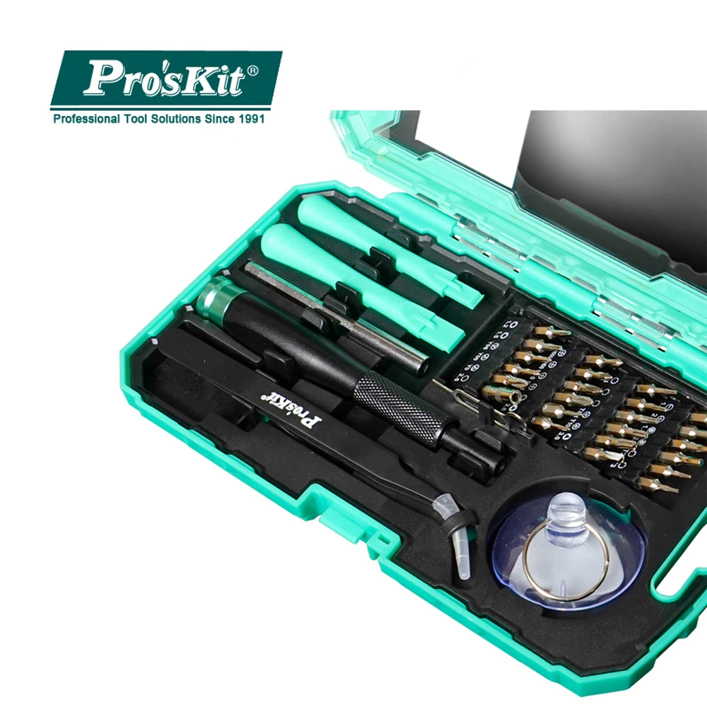 

Pro'sKit SD-9322M 32in1 Multi-function Screwdriver Set Precision Maintenance Tool For Iphone Smart Mobile Phone IPad Maintenance