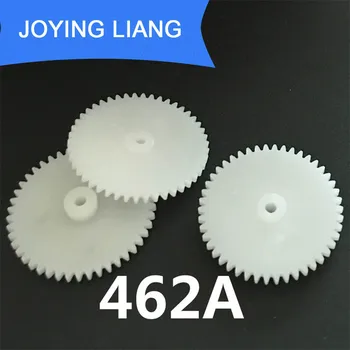 

462A 0.5M 46 Teeth 2mm Shaft Tight Pom Plastic Gear Toy Model Gear (1000pcs/lot)