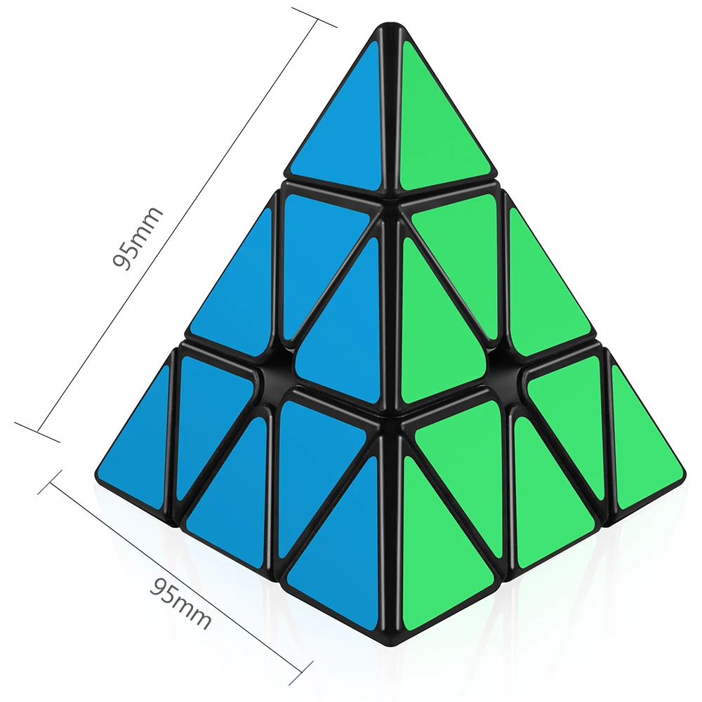 D FantiX Moyu Mofang Jiaoshi pyramid 3x3 скоростной куб 3x3x3 магический треугольный пазл игрушки