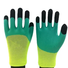 Полный палец рабочие перчатки дышащие мягкие защитные перчатки Нескользящие мужские и женские перчатки для безопасности работы