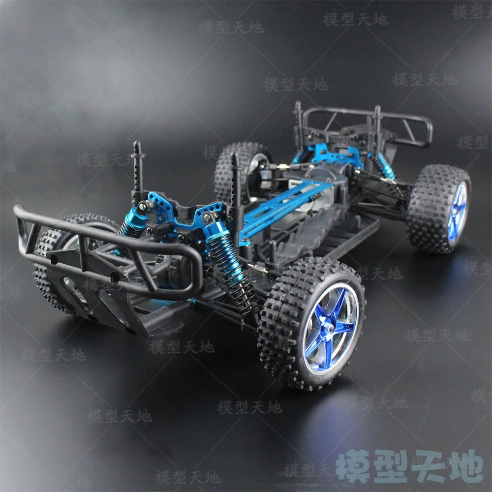 

NEW 1/10 RC 4WD Toy Car Large anti-collision plate Off-road Buggy Short Truck Empty Frame Brushless version Unlimited HSP 94170