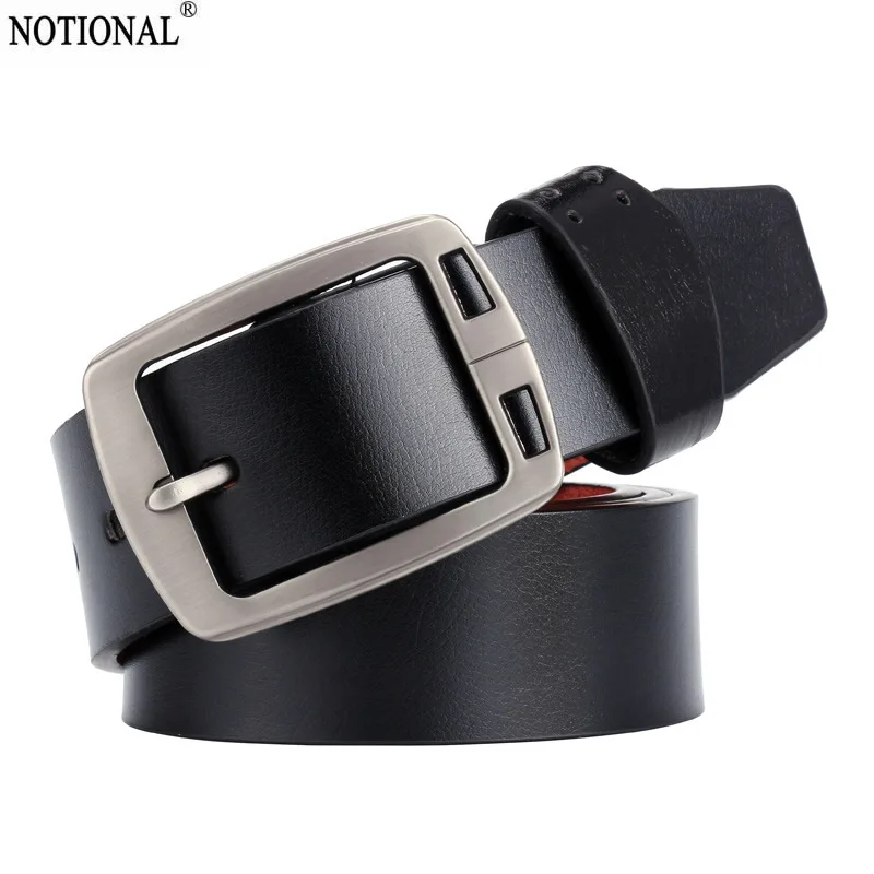 2019 men belt cow genuine leather luxury strap male belts for men new fashion classice vintage pin buckle wholesale NX1688-26-1
