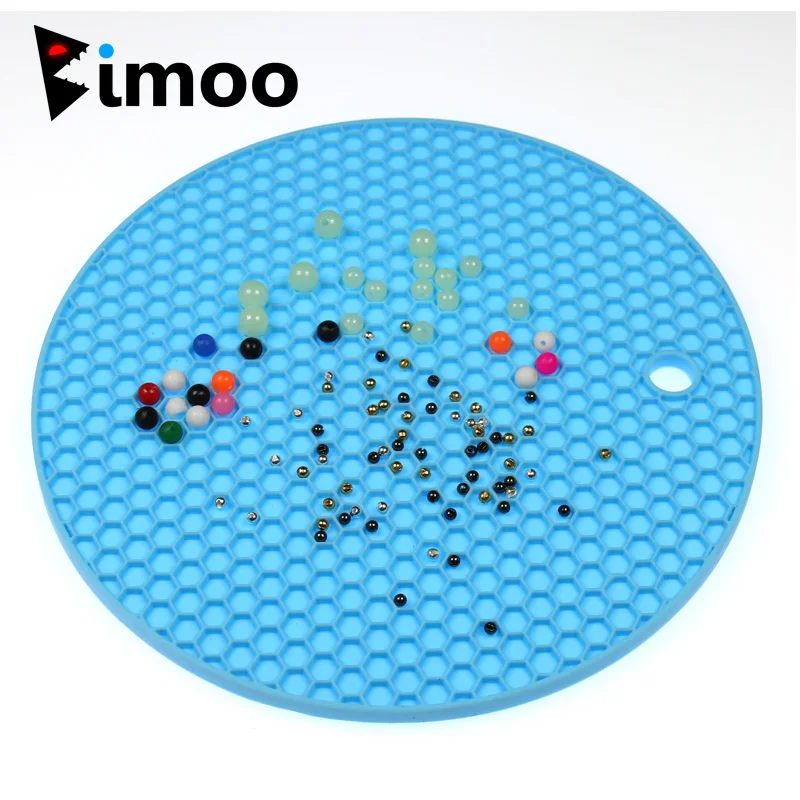 Bimoo 17 см X силиконовый Настольный коврик для вязания мушек материал мушек|tying