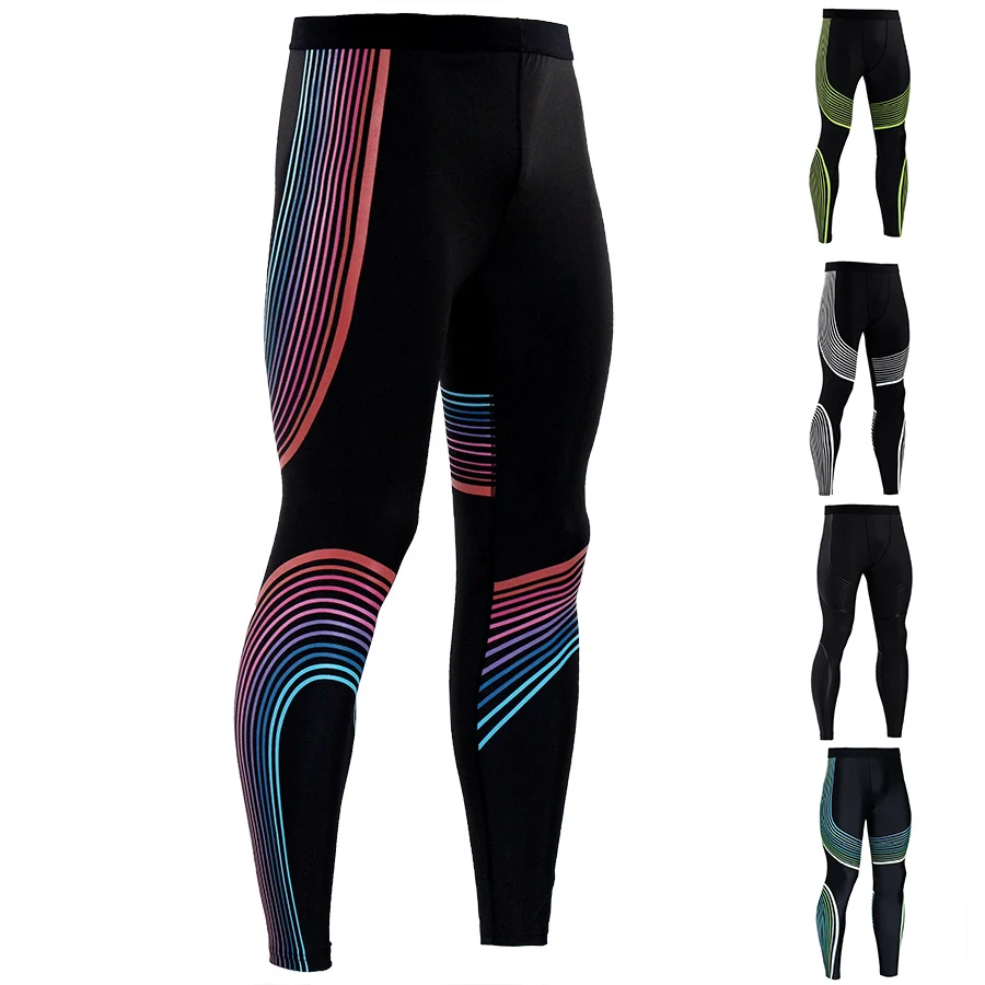 2018 new Compression Pants Running Tights Men Soccer Training Pants