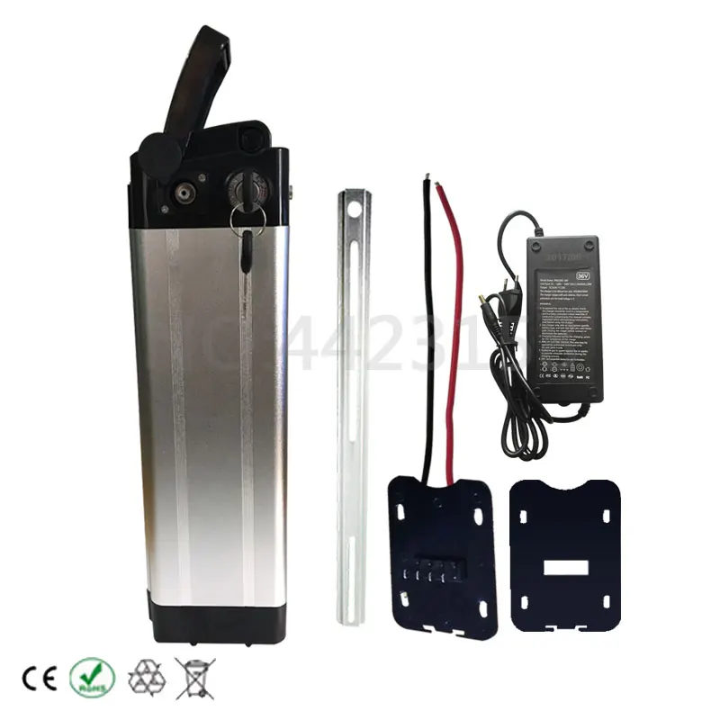 Top Free Shipping Electric Bicycle Battery 500W 36V 11AH Lithium ion Battery 36V 11AH With 2A Charger 15A BMS E-Bike Battery 36 Volt 4