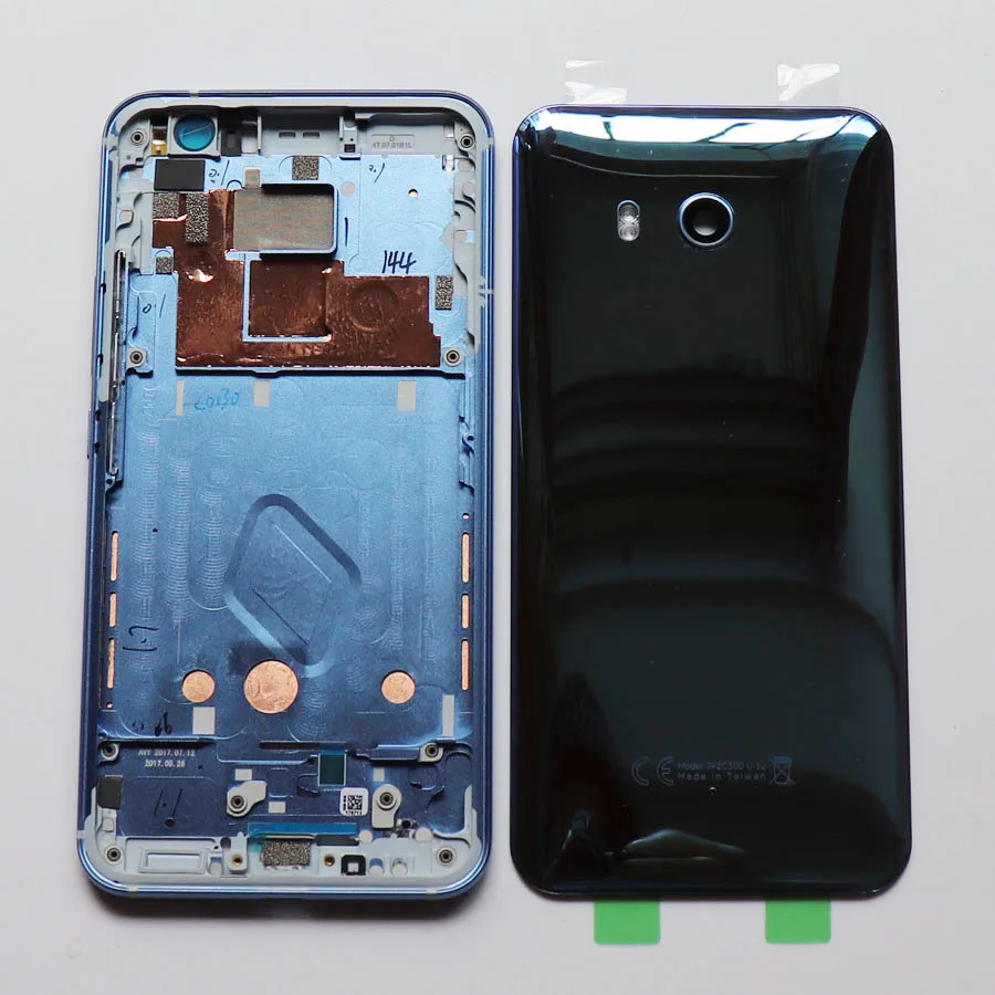 Оригинал для HTC U 3W U11 металлическая средняя рамка ЖК корпус передней рамки +