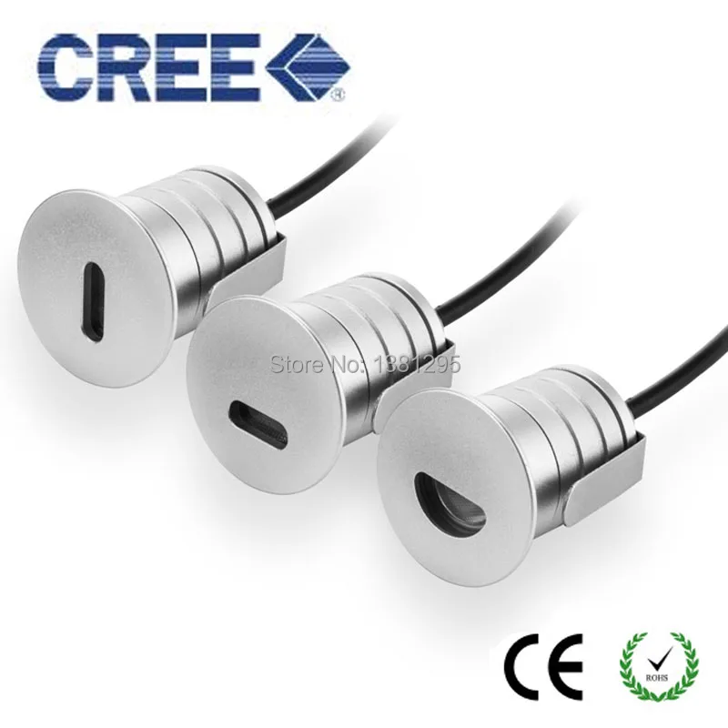 LED Stair Light Recessed Wall Light Sconce Lamp 1W CREE 12V IP67 ... LED Stair Light Recessed Wall Light Sconce Lamp 1W CREE 12V IP67 ...