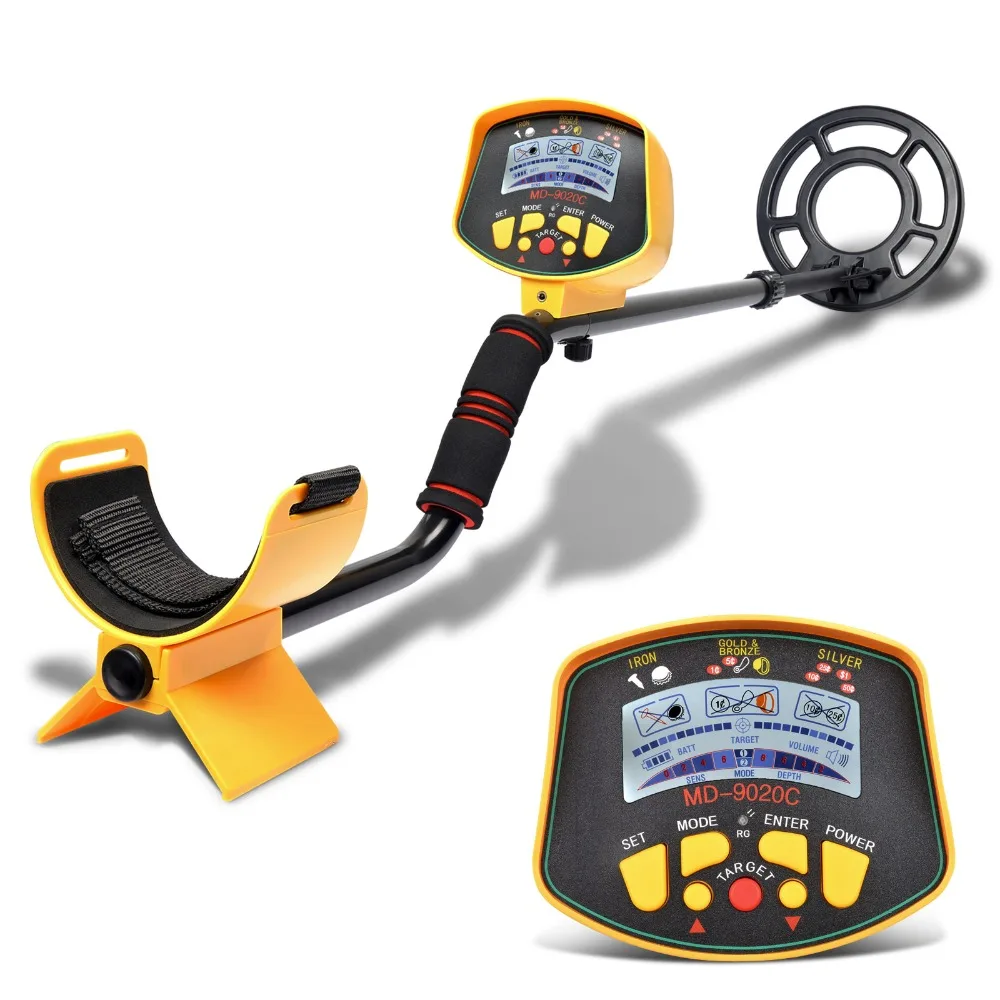 

MD9020C Undergrounds Metal Detector Metal-Detector High Sensitivity LCD Display Treasure Gold Outdoor Treasure Hunters