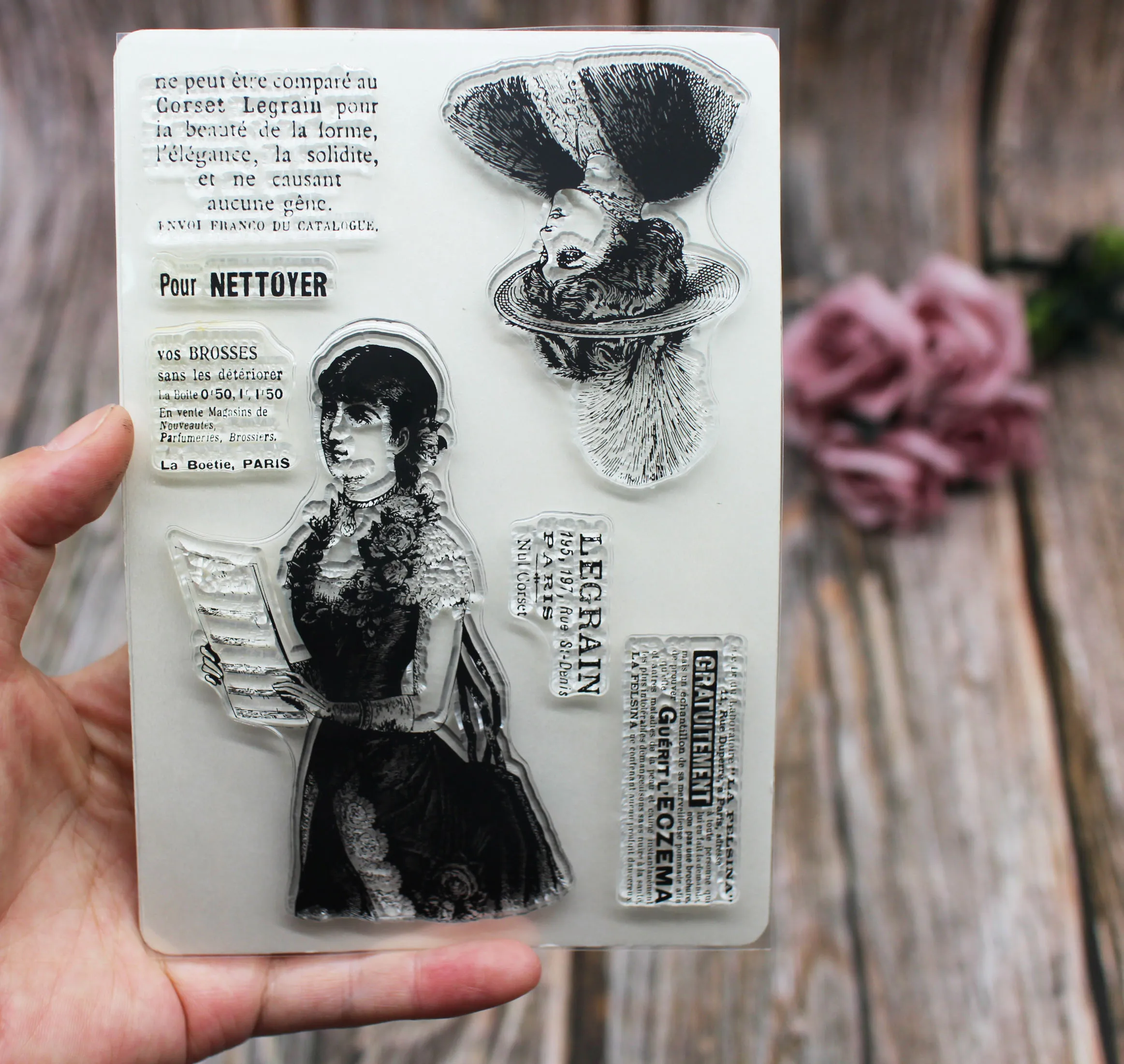 

Ladies/Woman clear Stamp/seal Italian/Spanish stamp For Scrapbooking/Card Making/Kids Christmas Fun Decor Supplie 2019 Stamps
