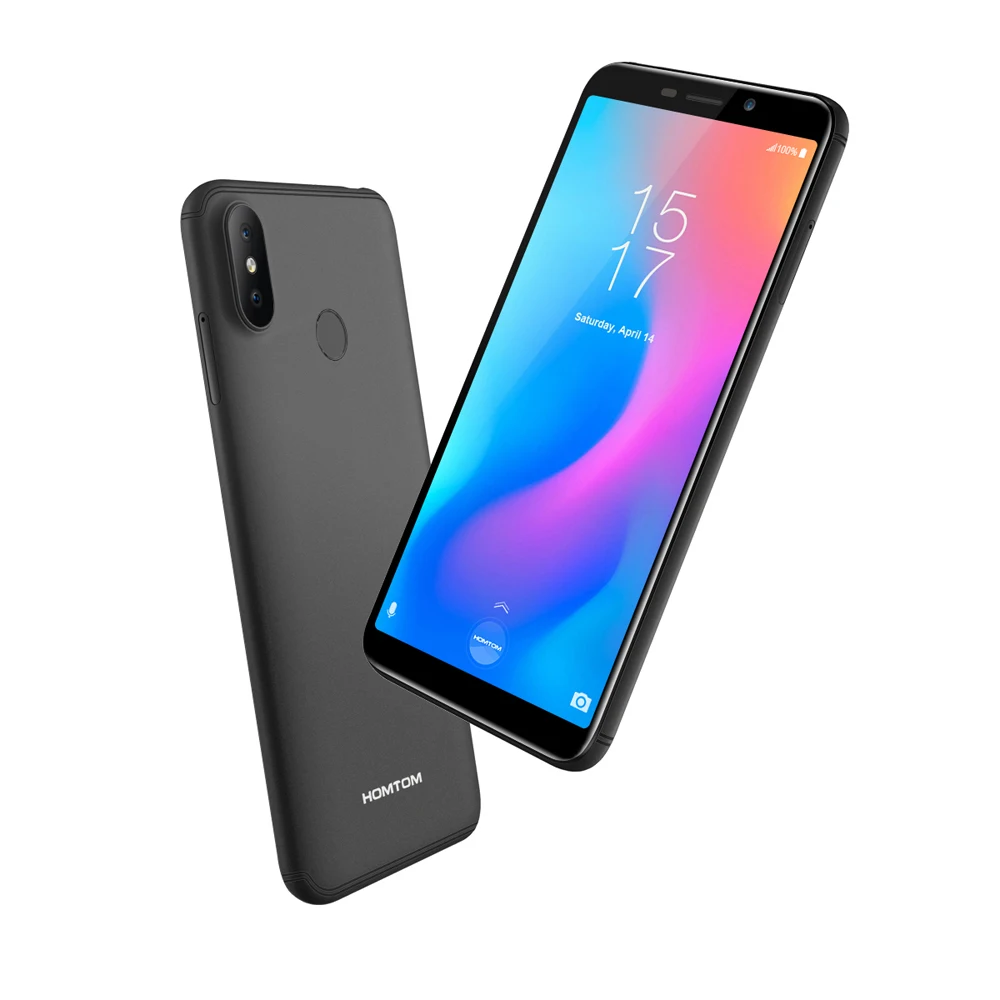 Распродажа HOMTOM C2 5,5 inch 2 GB 16 GB 3000mAh18: 9 ободок-менее Face ID 4G-LTE мобильный телефон Android 8,1 13MP двойной сзади камеры смартфон