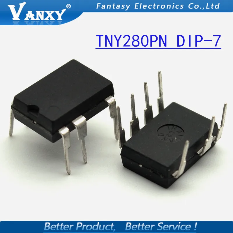 10PCS TNY280PN DIP7 TNY280P DIP TNY280 new and original IC free ...