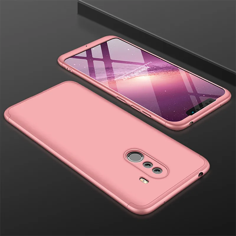 neck pouch for phone 3 in 1 Case for xiaomi pocophone f1 Case 360 Full Protection Shockproof Cover for Poco f1 F2 Pro F3 M4 M3 X3 NFC GT Cover Coque water pouch for phone Cases & Covers